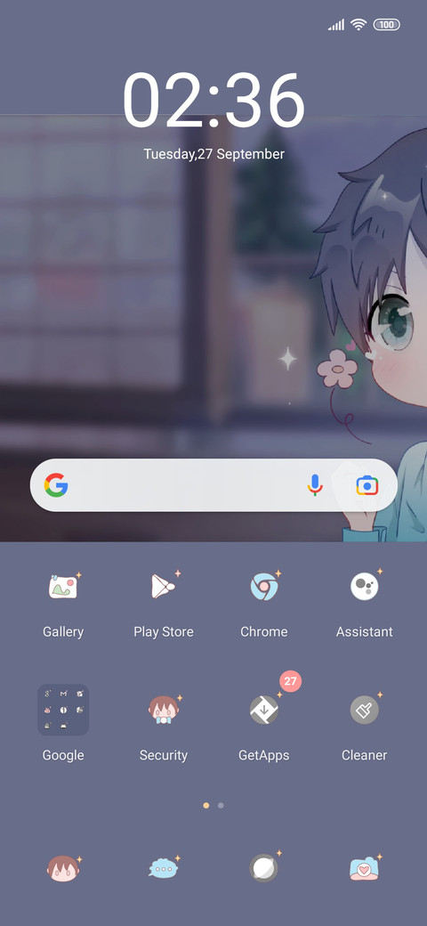 Cute critical hit miui theme