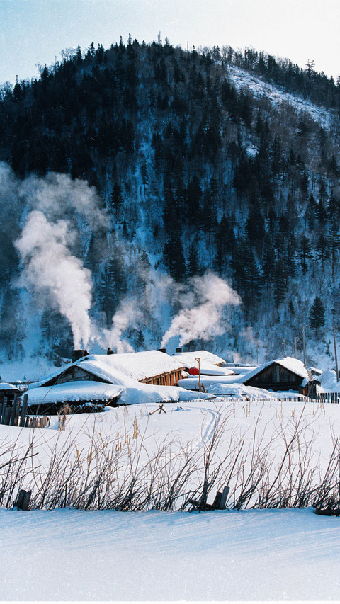The heavy snowfall in northeast china has turned purple preview