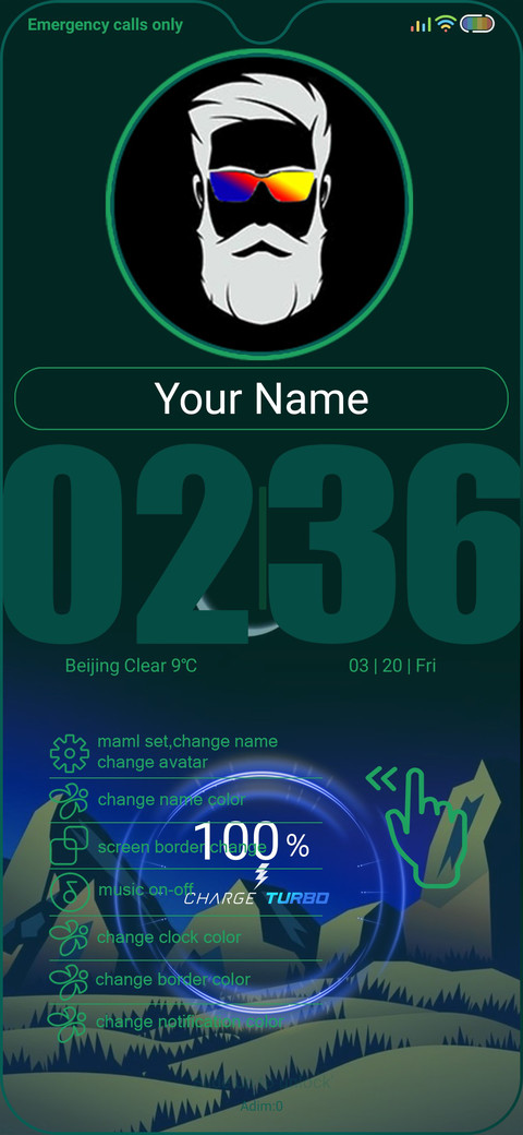 Big Clock v11 Göl Blue preview