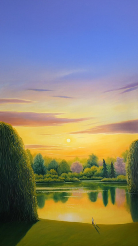 Oil painting illustration preview