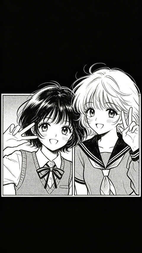 黑白漫画壁纸太权威了 preview