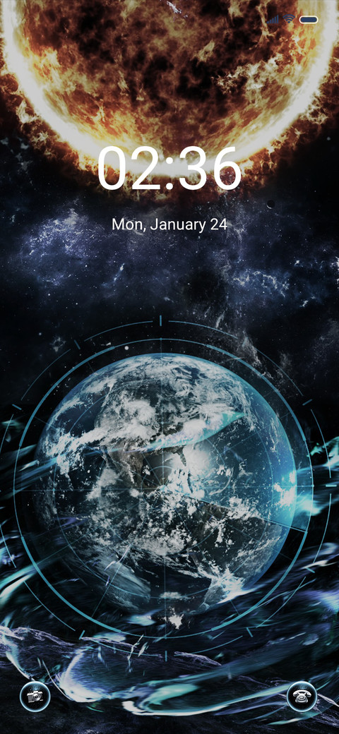 Technology earth preview