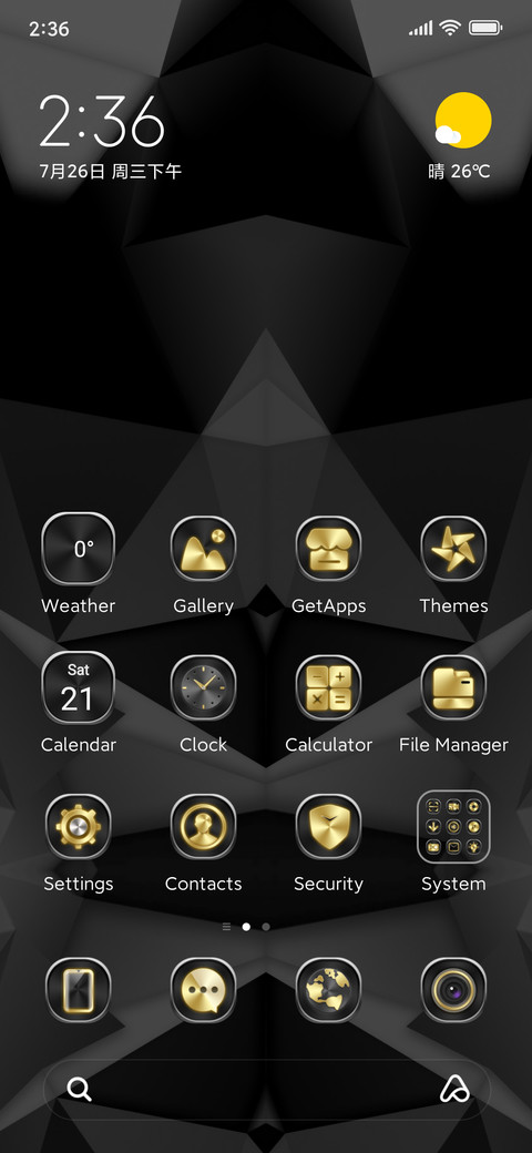 Minimal Black Geo preview