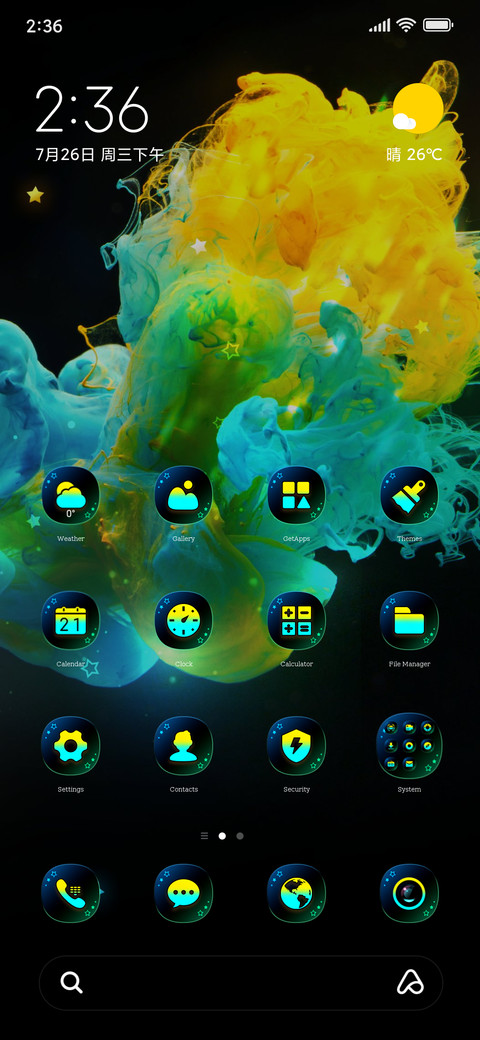 Color explosion preview