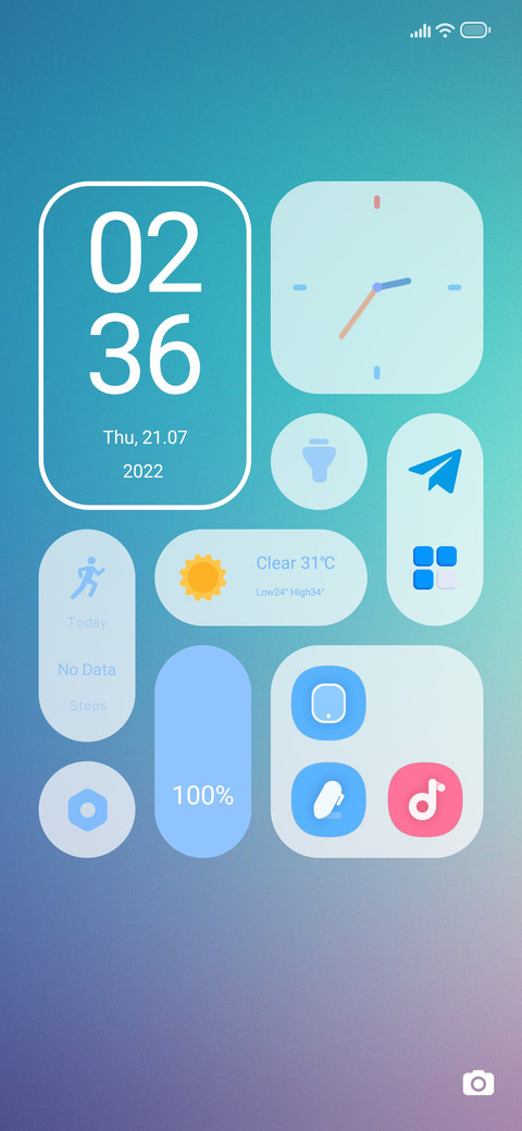 Widget En preview