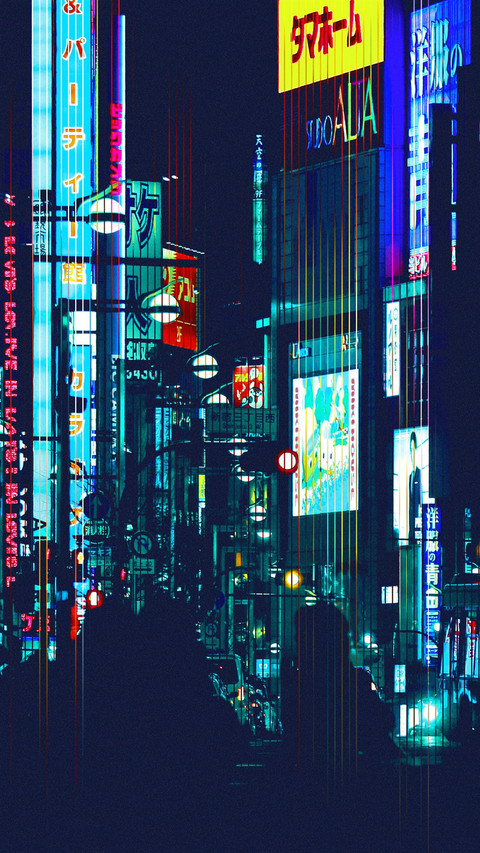 唯美滤镜城市夜景壁纸图片 preview
