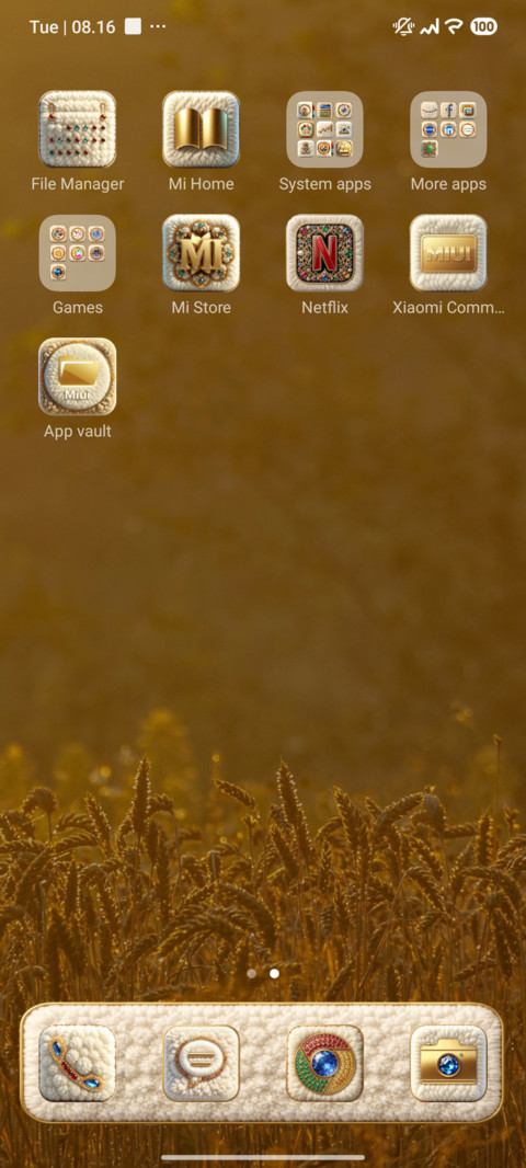 OX GOLD MIUI Customization