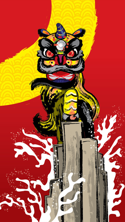 Chinese-style illustration preview