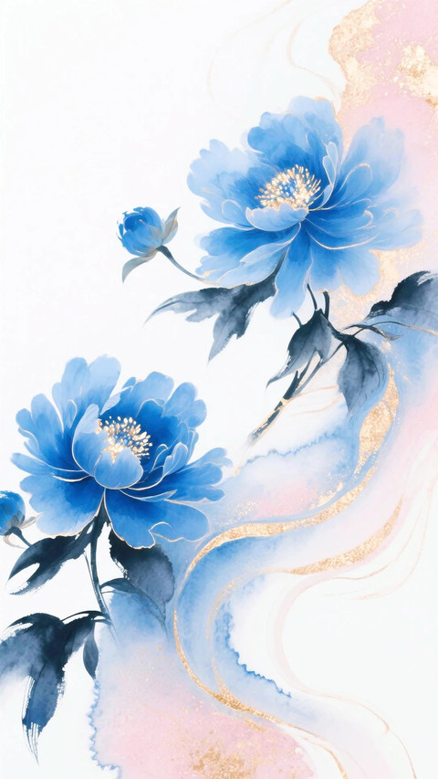 揉蓝入画 花影清欢 preview