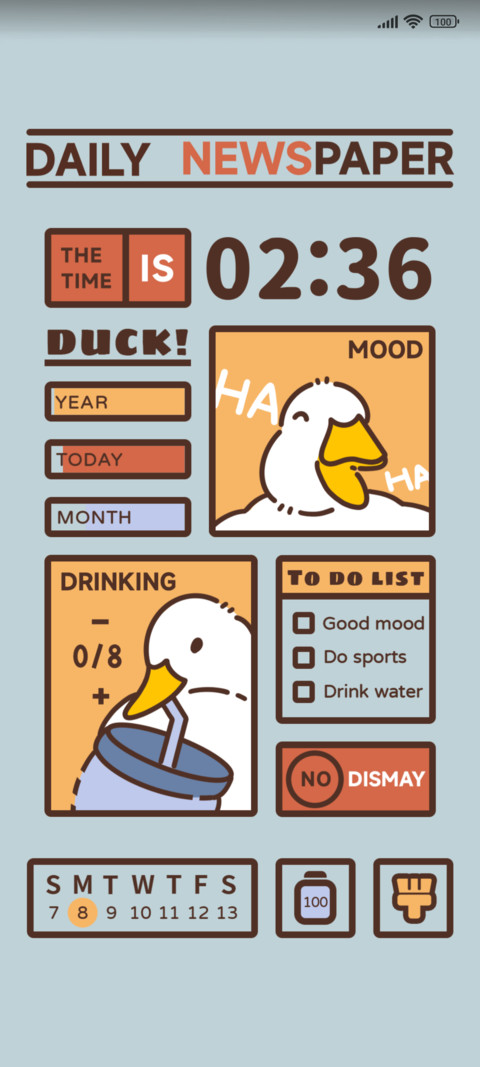 Duck newspaper preview