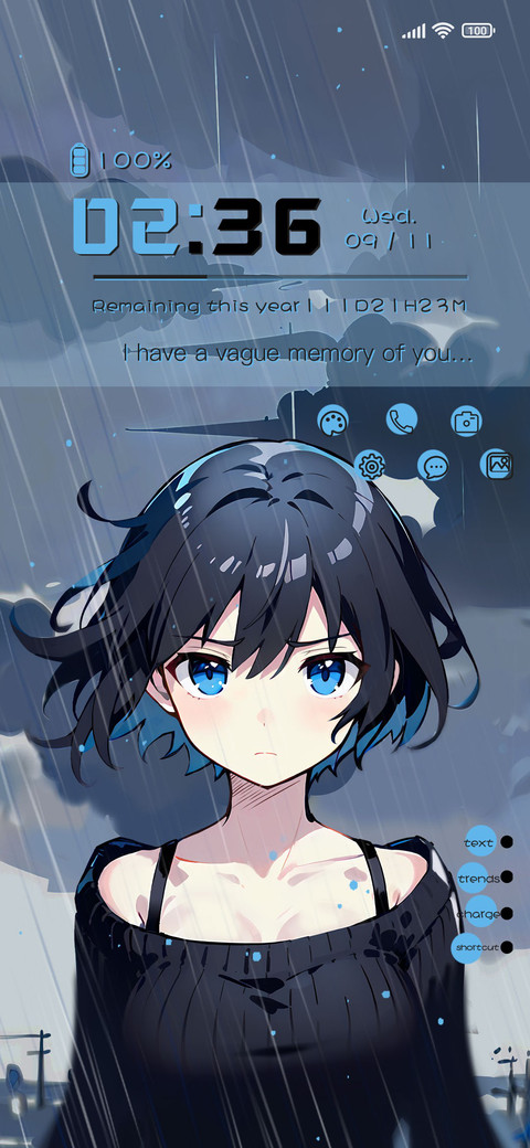 girl in the rain preview