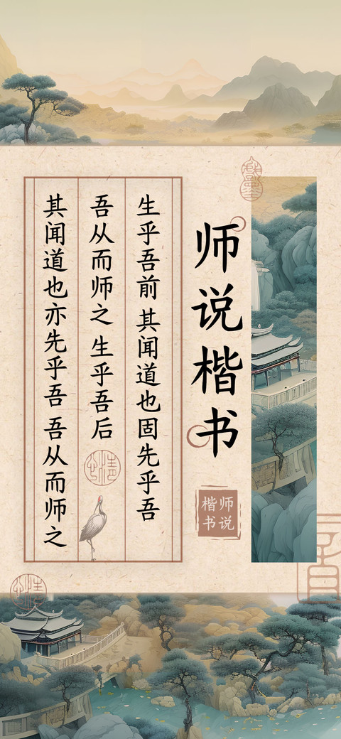 师说楷书 preview