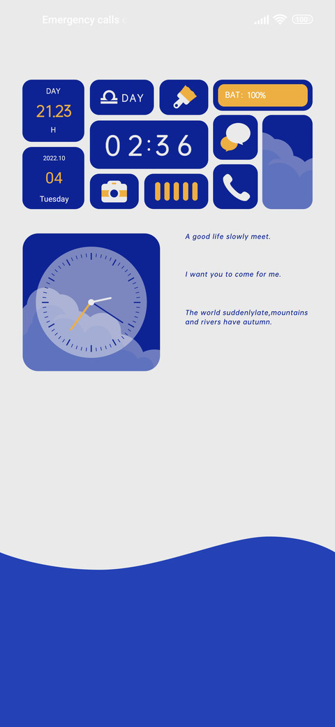 Klein blue preview
