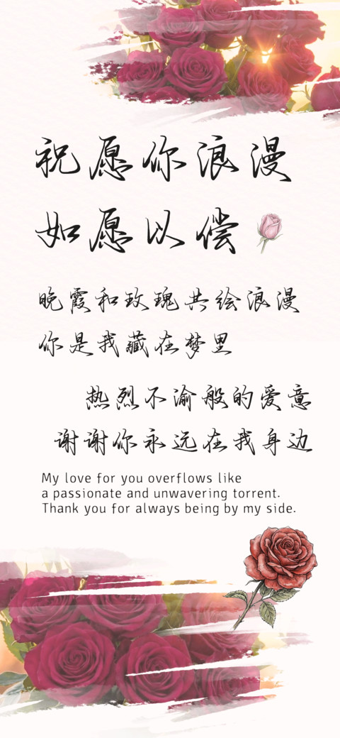 祝愿你浪漫如愿以偿 preview