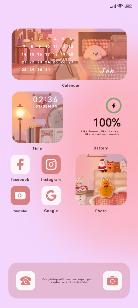 Minimalist Pink preview