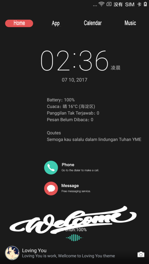 Loving You wihte & black  preview