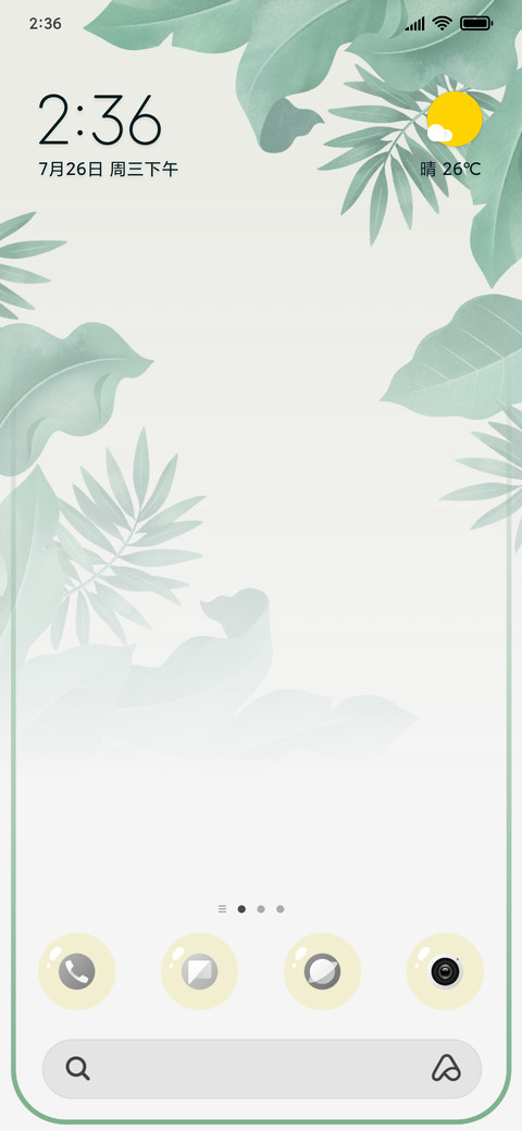 Light green preview
