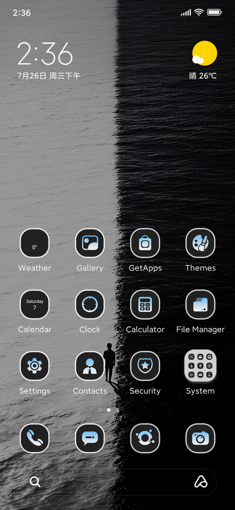 Black or white preview