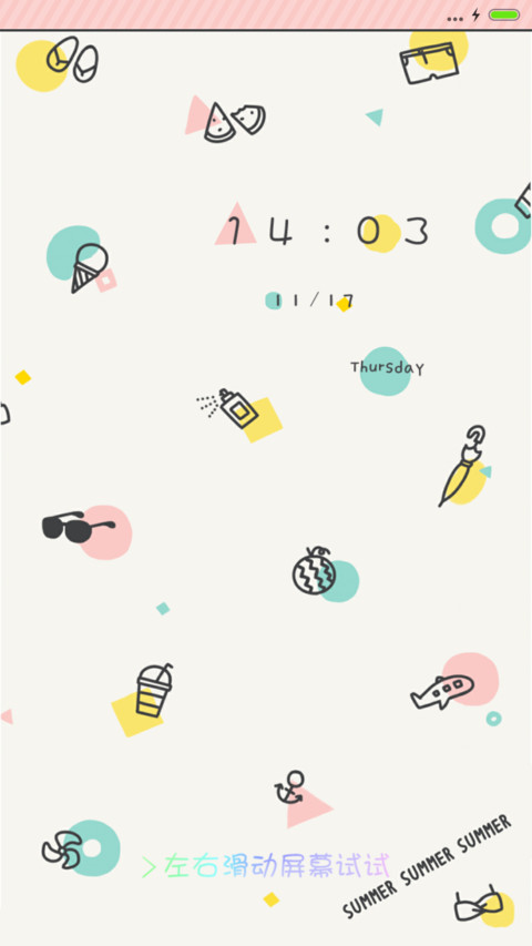 离别那年是夏天（自由桌面+iOS7密码+音乐） preview