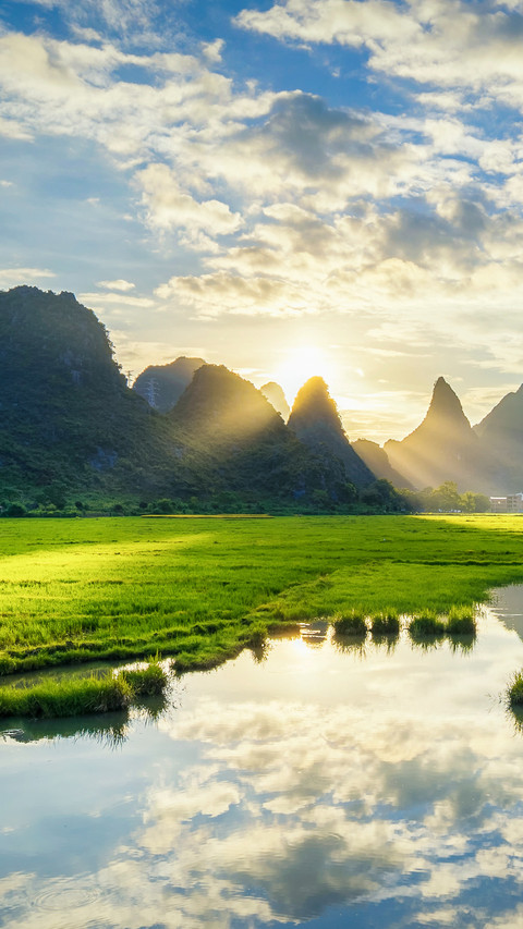 The charm of landscape in guilin preview