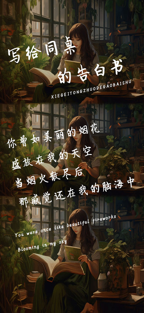 写给同桌的告白书 preview