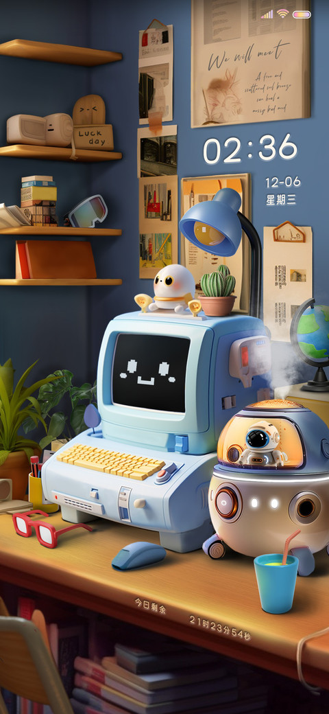 可爱复古 3D桌面 preview