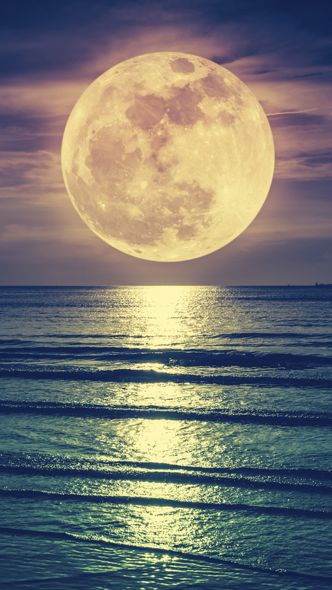 Moon Rise from Sea preview