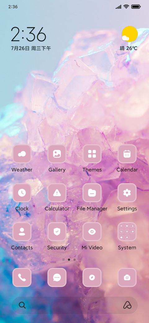 Crystal preview