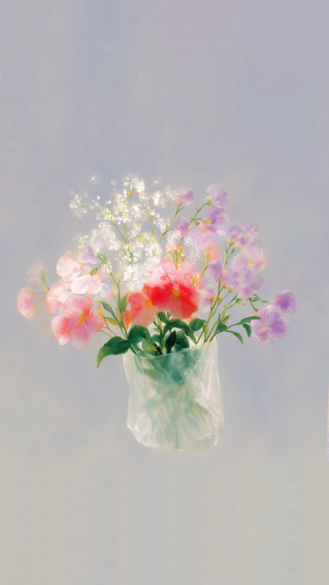 一朵花开植物插画-锐景创意 preview