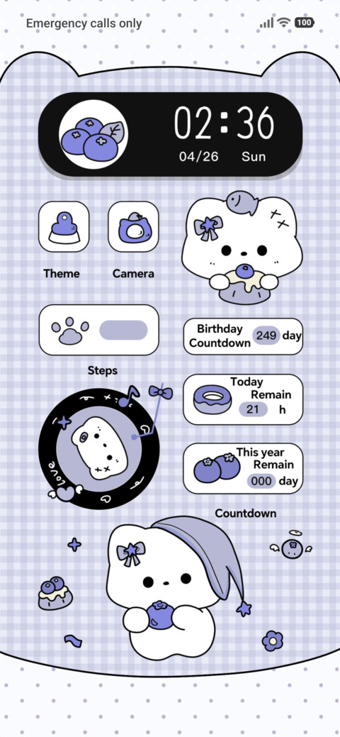 Blueberry Kitty preview