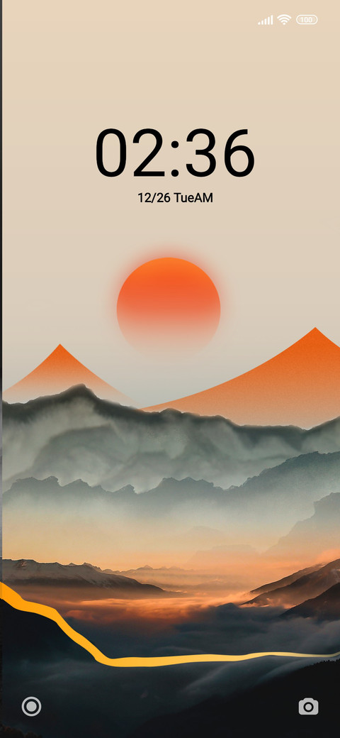 Setting sun preview