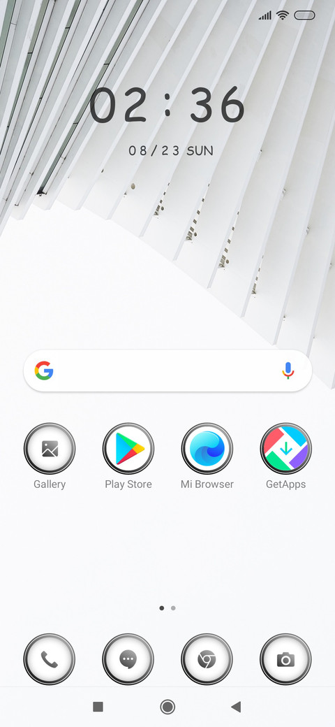 Architecture White_3MDS miui theme
