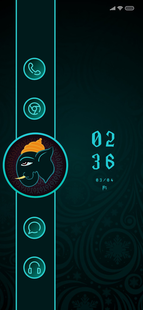 Teal Ganesha preview