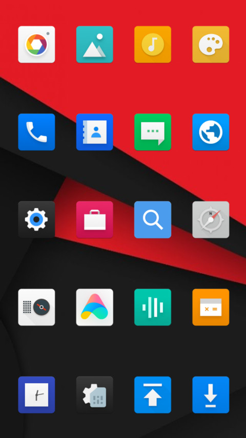 Android Black White V11 preview