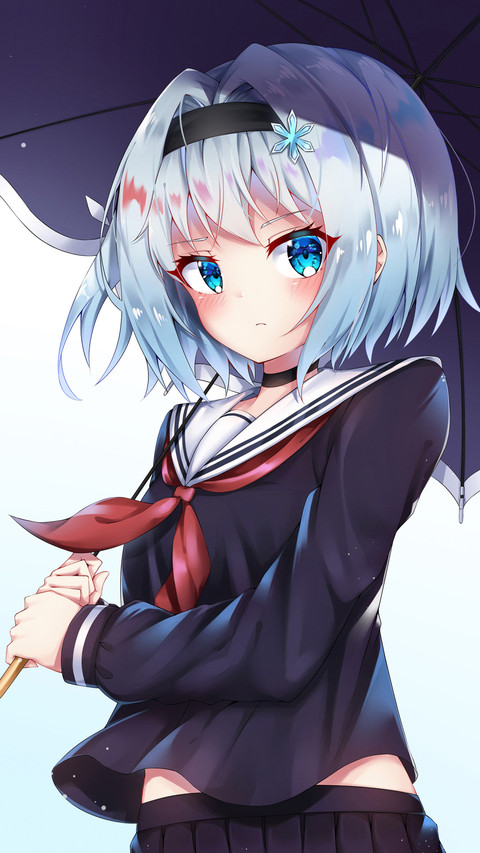 酷系黑衣少女 preview