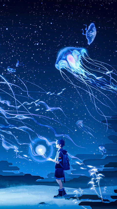 Fantastic Night with Big Jellyfish preview