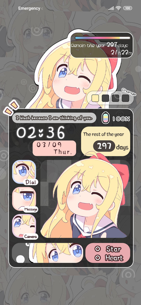 Q version girl preview
