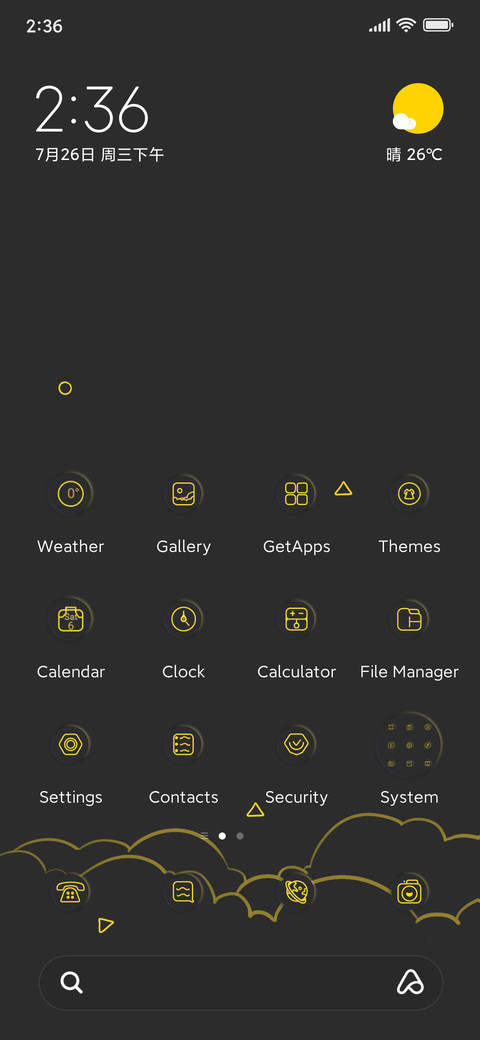 Gild clouds preview