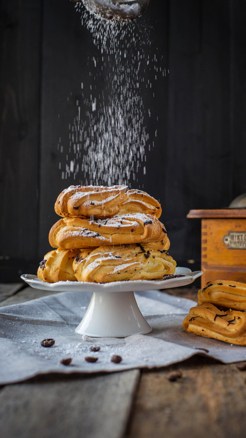 Freshly Baked Puffs, Tempting with Sugar Dust preview