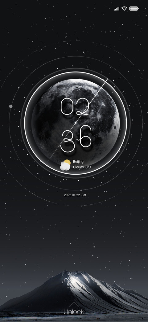 Full moon ring preview