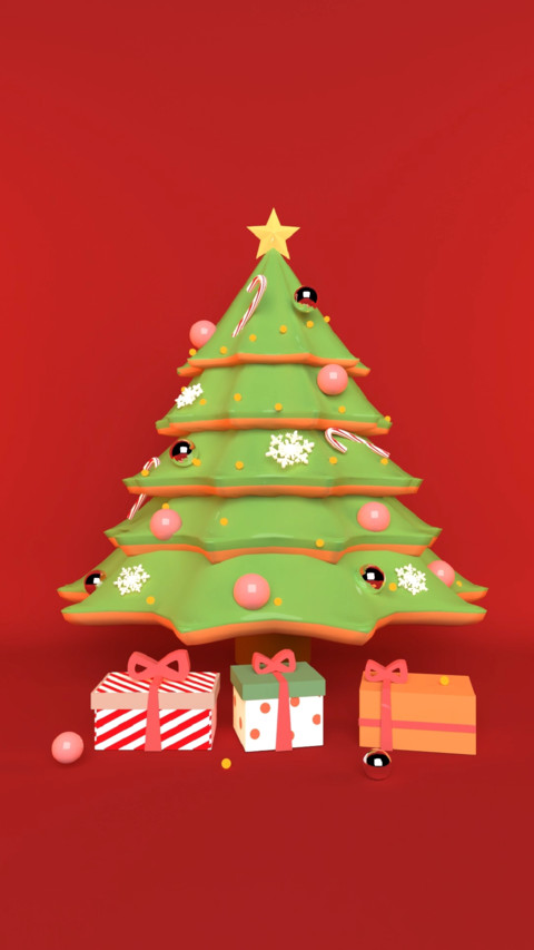 Christmas tree light green preview