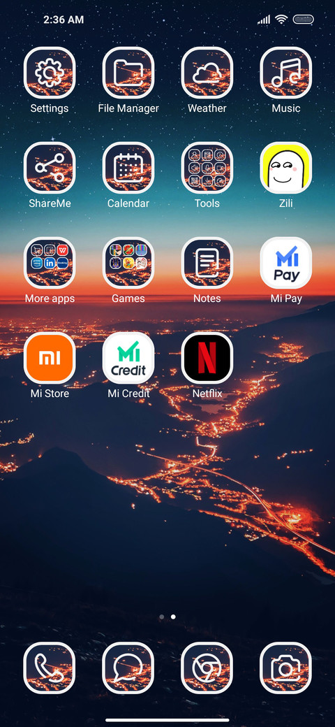 BirdsEyeView miui theme
