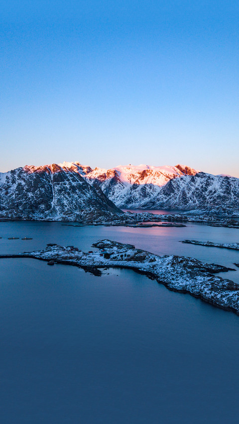 Sunset in Lofoten, Norway preview