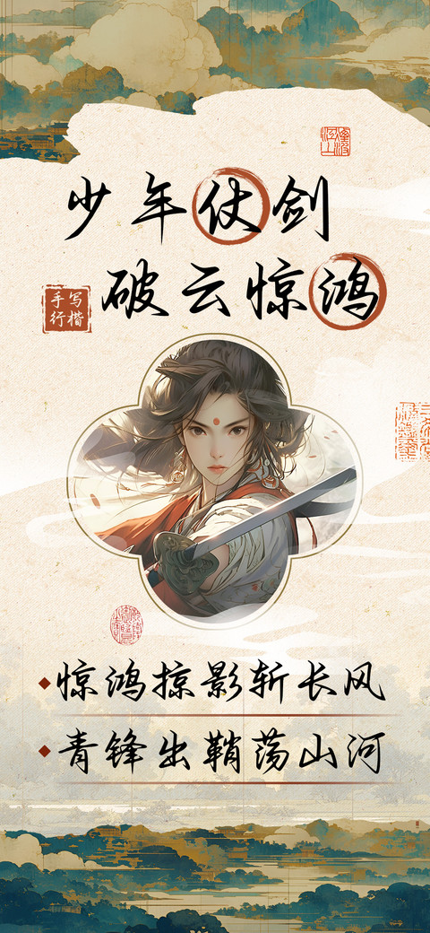少年仗剑破云惊鸿 preview