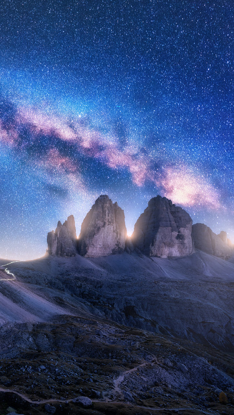 Stone Mountain Under The Starry Sky preview