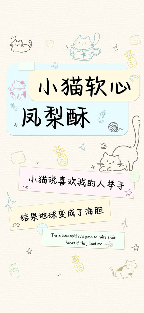 小猫软心凤梨酥 preview