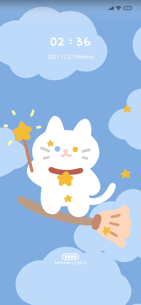 Cute magic cat preview