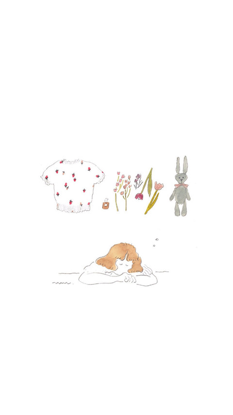 纯白简约手绘插画 preview