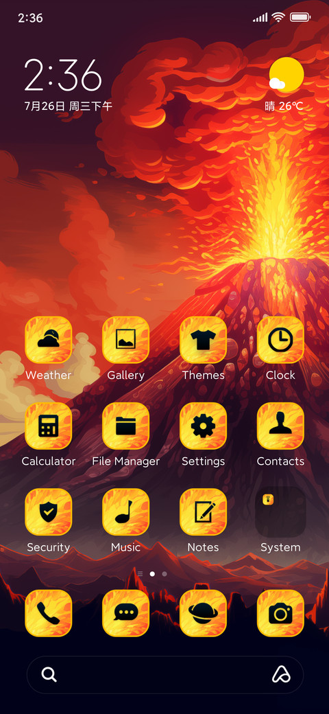 volcano lava preview