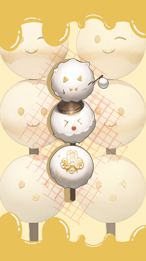 Skewered sweet dumplings preview